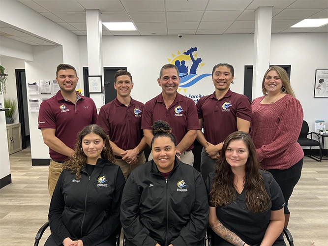 Chiropractor Milford CT Matthew Paterna With Team Thank You Chiropractor Milford CT Matthew Paterna With Team Thank You